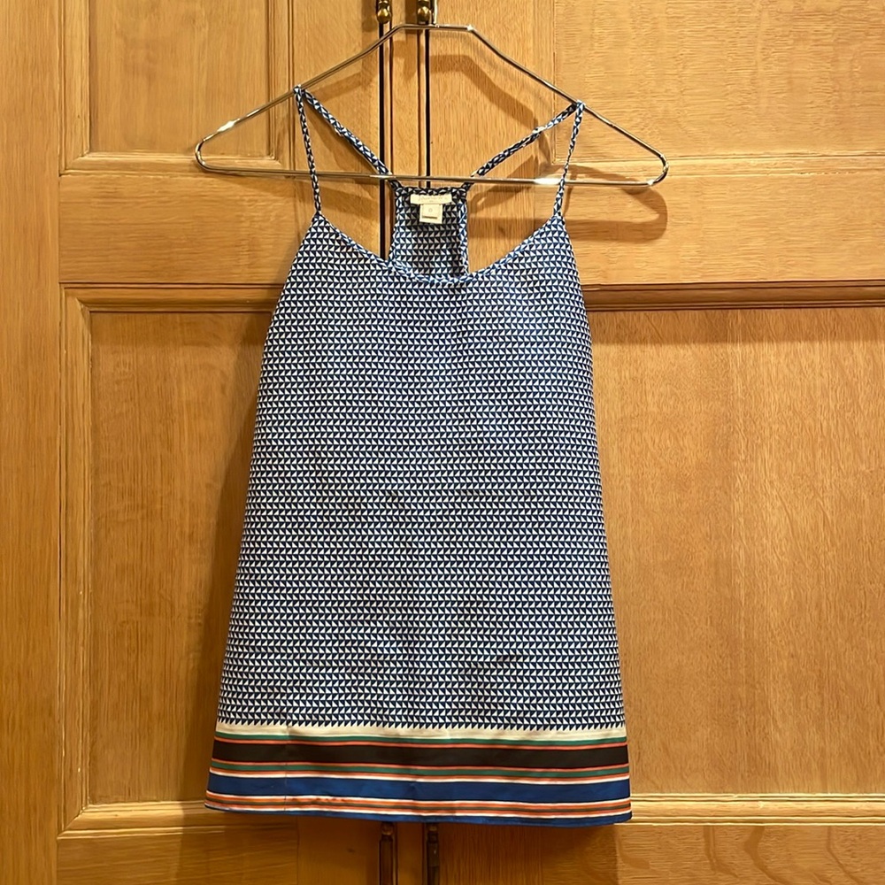 J. Crew Top, Geometric Pattern, Size 0